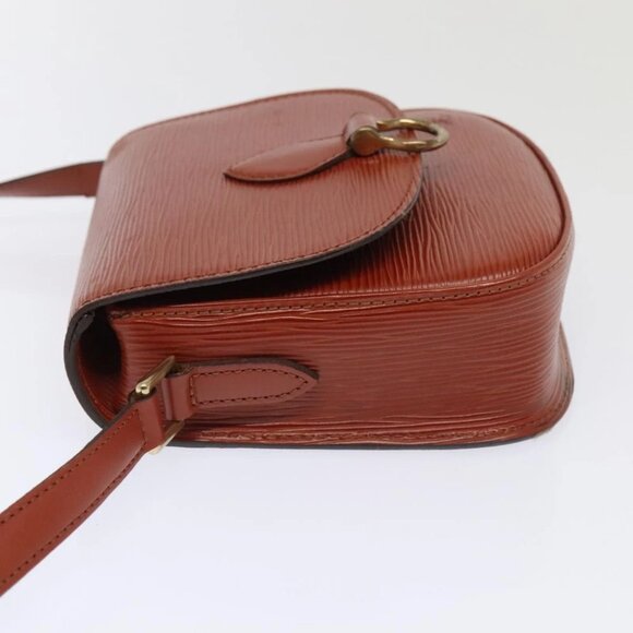 LOUIS VUITTON Epi Saint Cloud PM Shoulder Bag Brown M52213 LV Auth 94852 - Picture 5 of 15